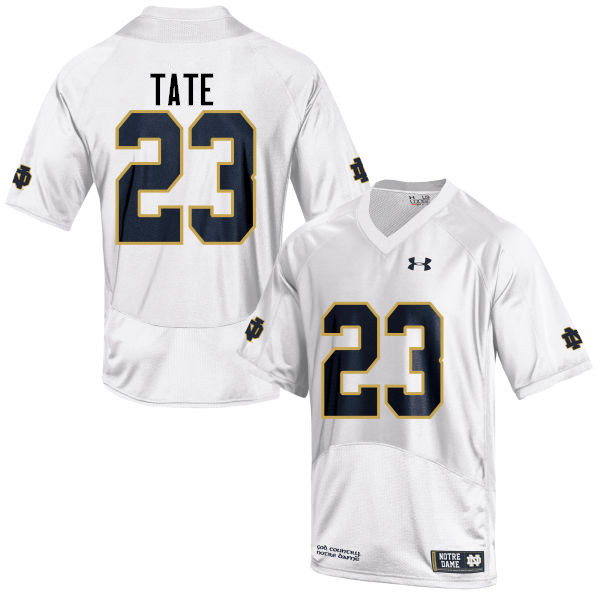 Men #23 Golden Tate Notre Dame Fighting Irish College Football Jerseys-White